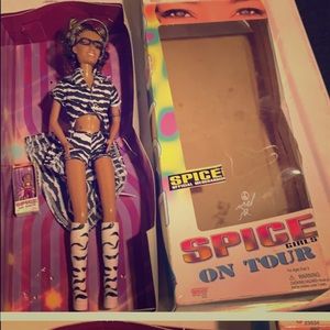 Scary spice Barbie doll